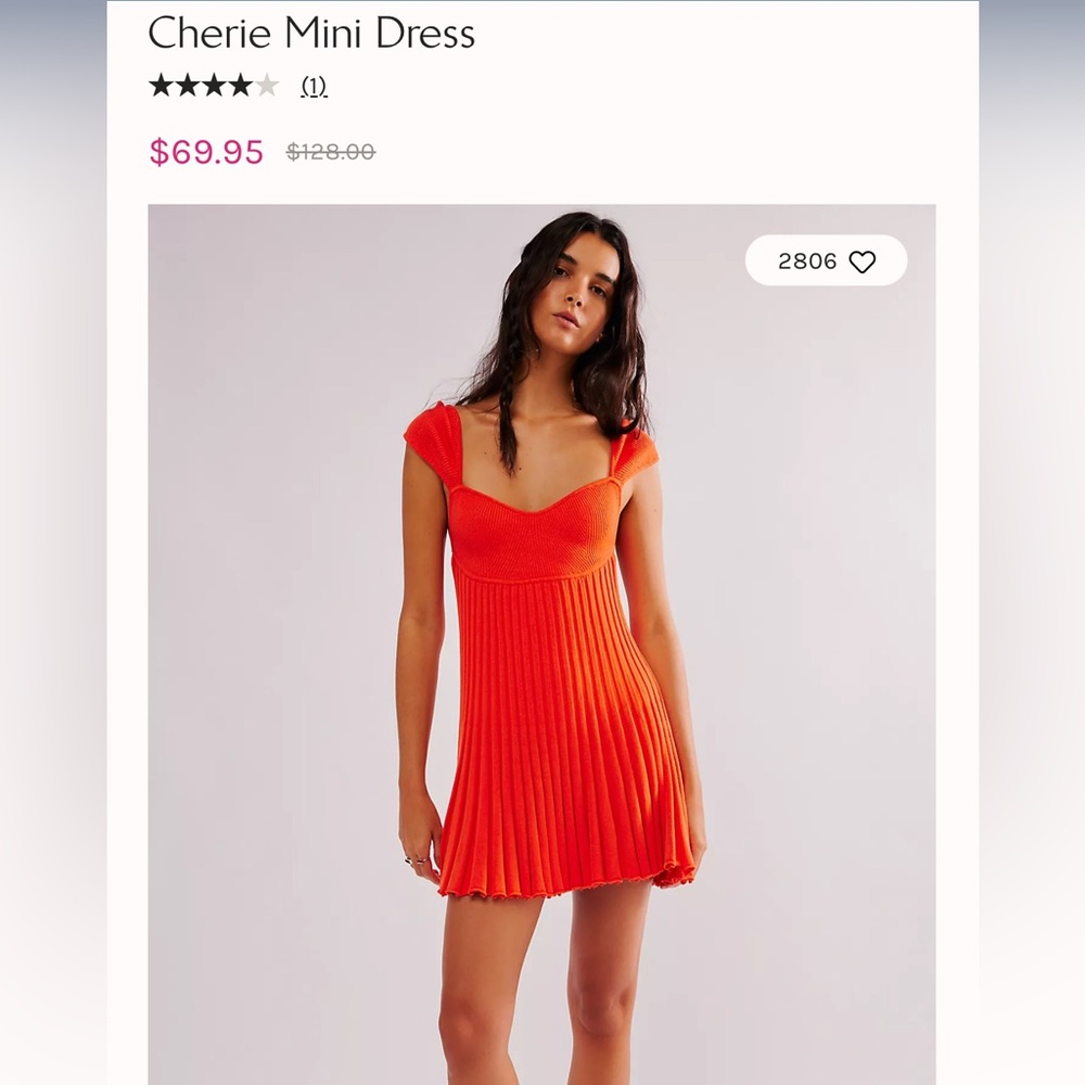 Free People Cherie Mini Dress